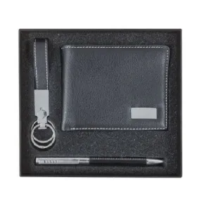 Wallet  Metal Pen and Keychain